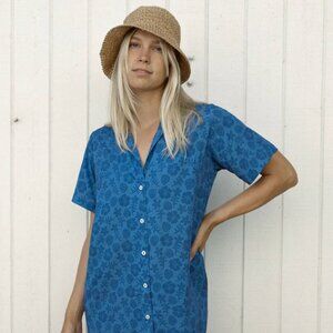NEW Lokahi Dress Blue Aloha Size M